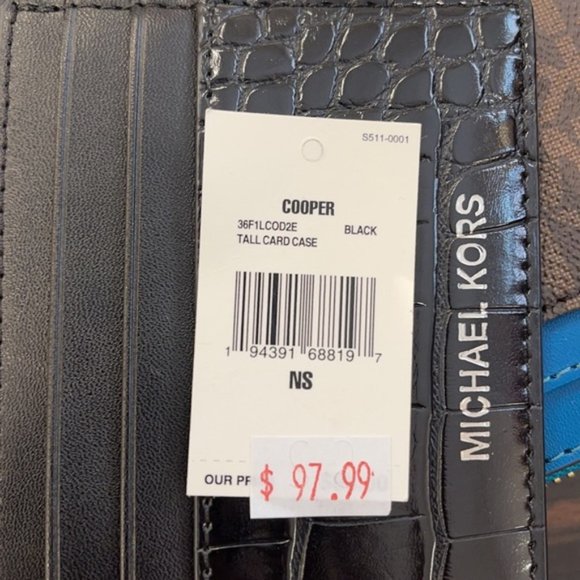 Michael Kors Men's Cooper Tall Card Case - Picture 4 of 4